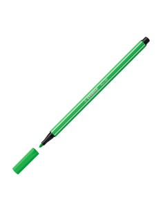  C/10 rotulador stabilo pen 68 verde hoja nº43 punta 1,omm  2